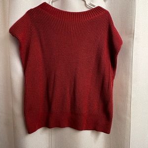 Aritzia sweater vest in blush pink
